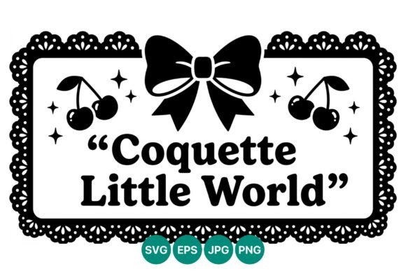 Coquette Little World Black Lace Graphics Review